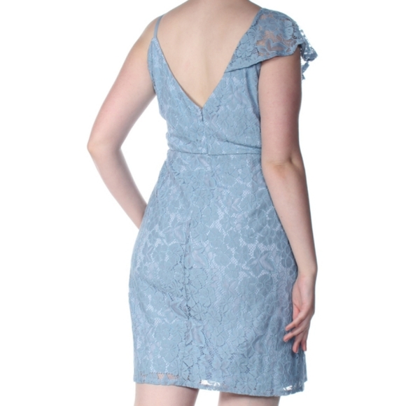 Soprano Plus Size Ruffled Lace Bodycon Dress - Picture 2 of 3